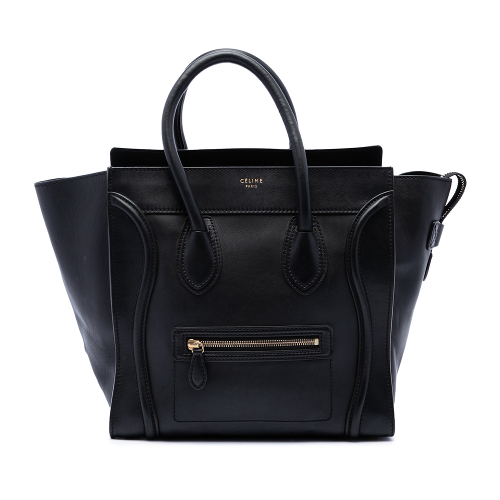 Pre-Loved Celine Mini Leather Luggage Tote